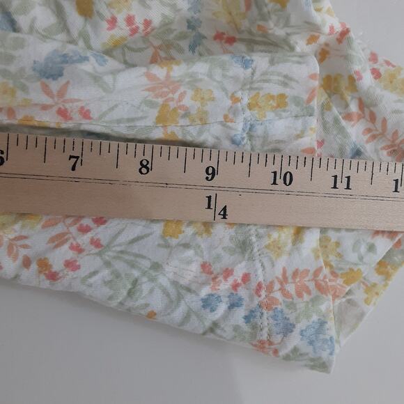 Lauren Ralph Lauren Black Label Pajama Set L Bermuda Shorts Notch Collar Floral - Picture 16 of 16